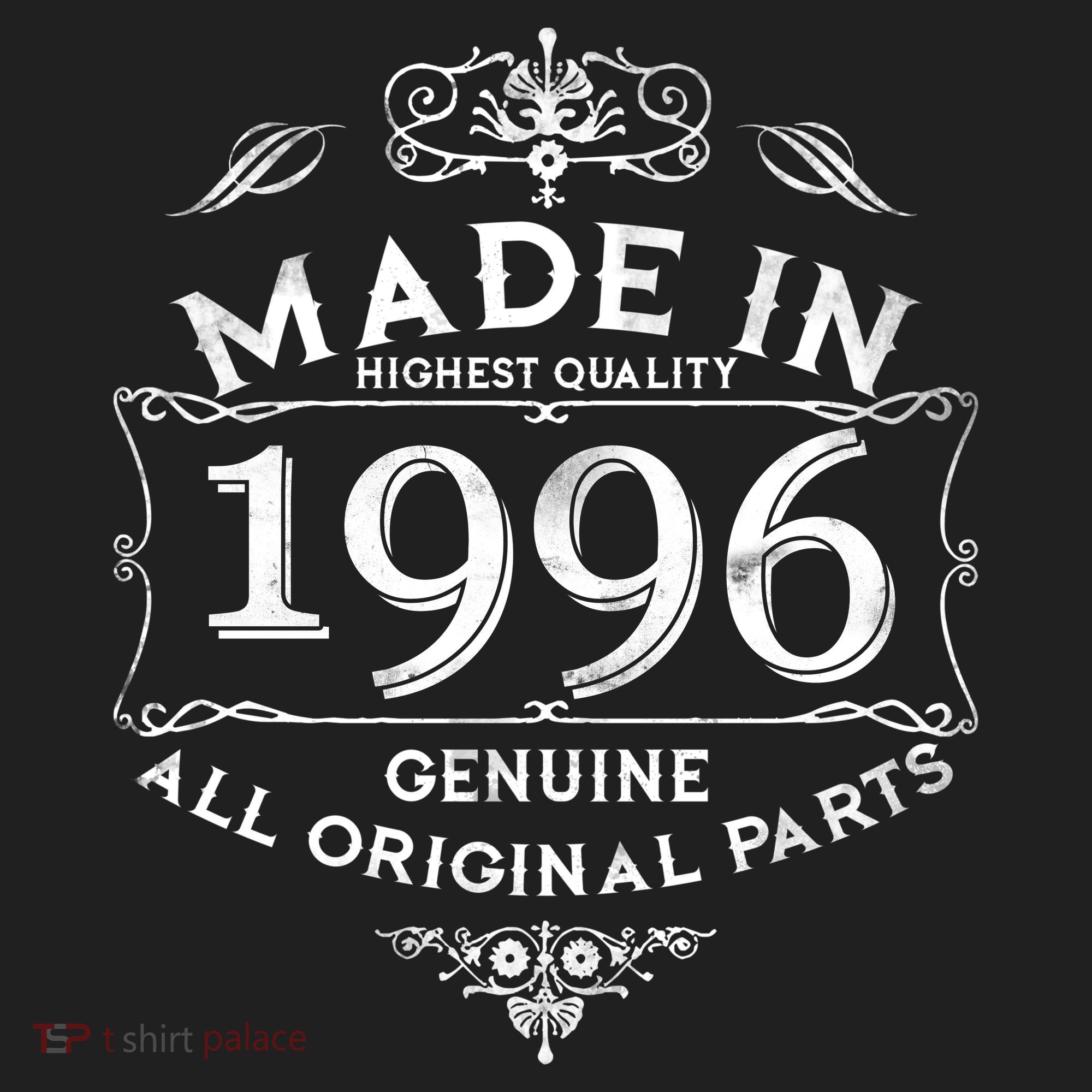 30th Birthday Made In 1996 Highest Quality Genuine All Original Parts Hat