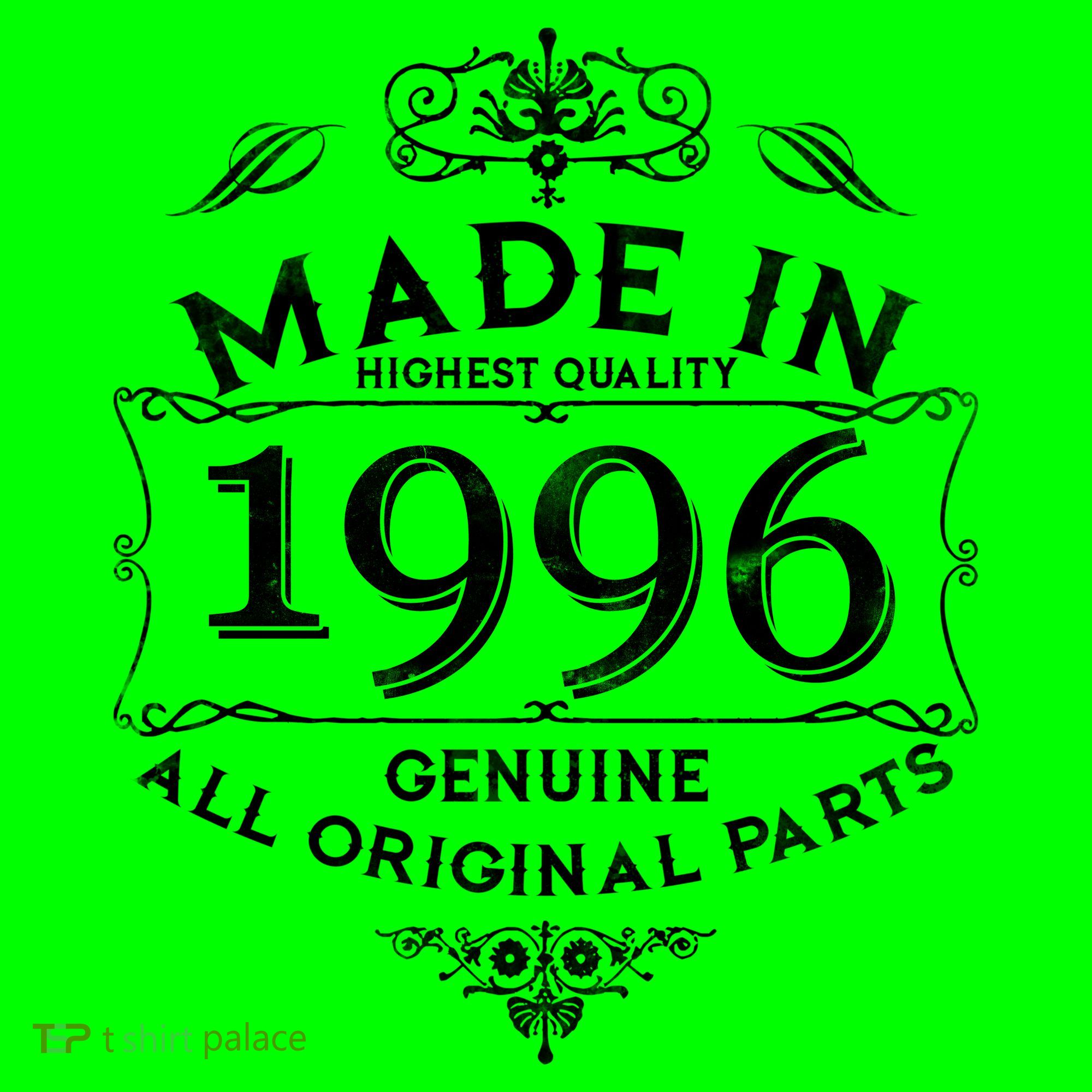 30th Birthday Made In 1996 Highest Quality Genuine All Original Parts Mousepad