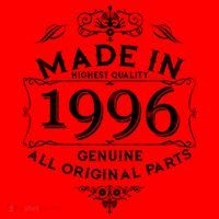 30th Birthday Made In 1996 Highest Quality Genuine All Original Parts Santa Hat thumb 1