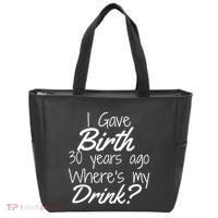 30th Birthday Mom Son Daughter 30 Year Old Gift Drink Tote Bag thumb 0