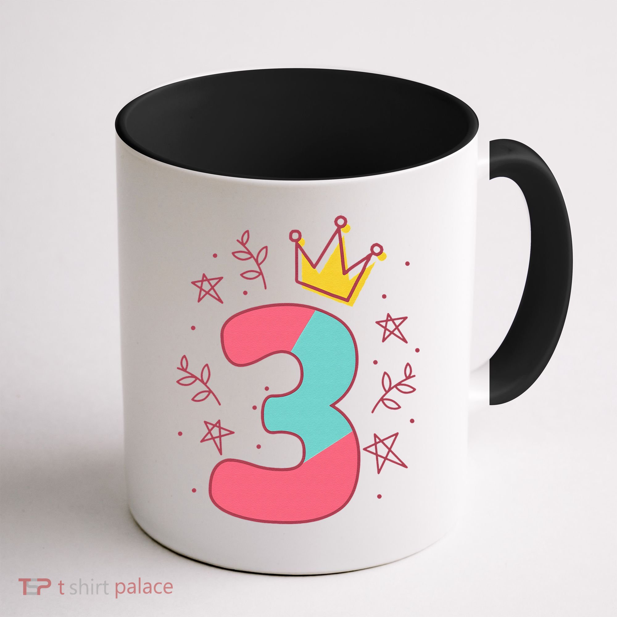 3rd Birthday Number 3 Coffee Mug