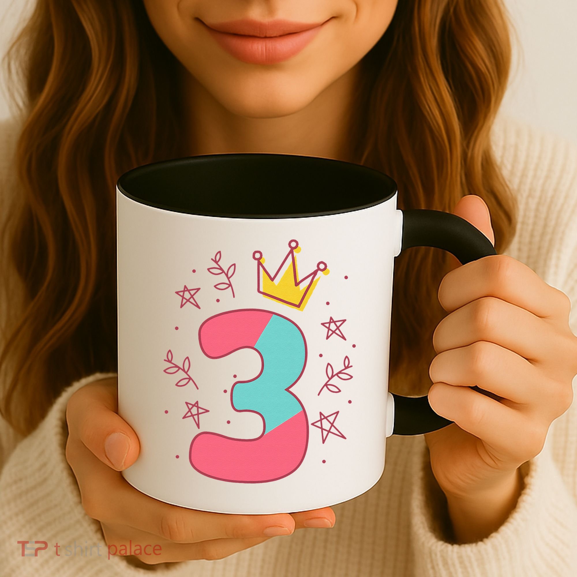 3rd Birthday Number 3 Coffee Mug