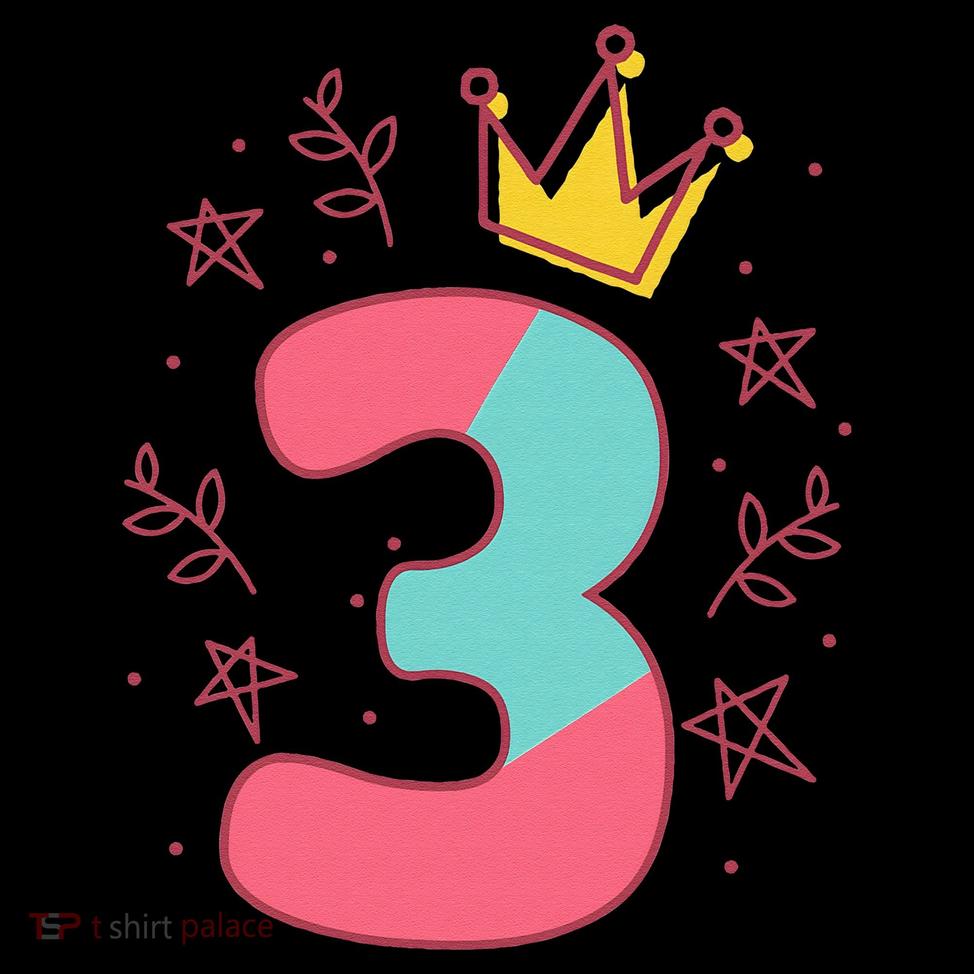 3rd Birthday Number 3 Coffee Mug