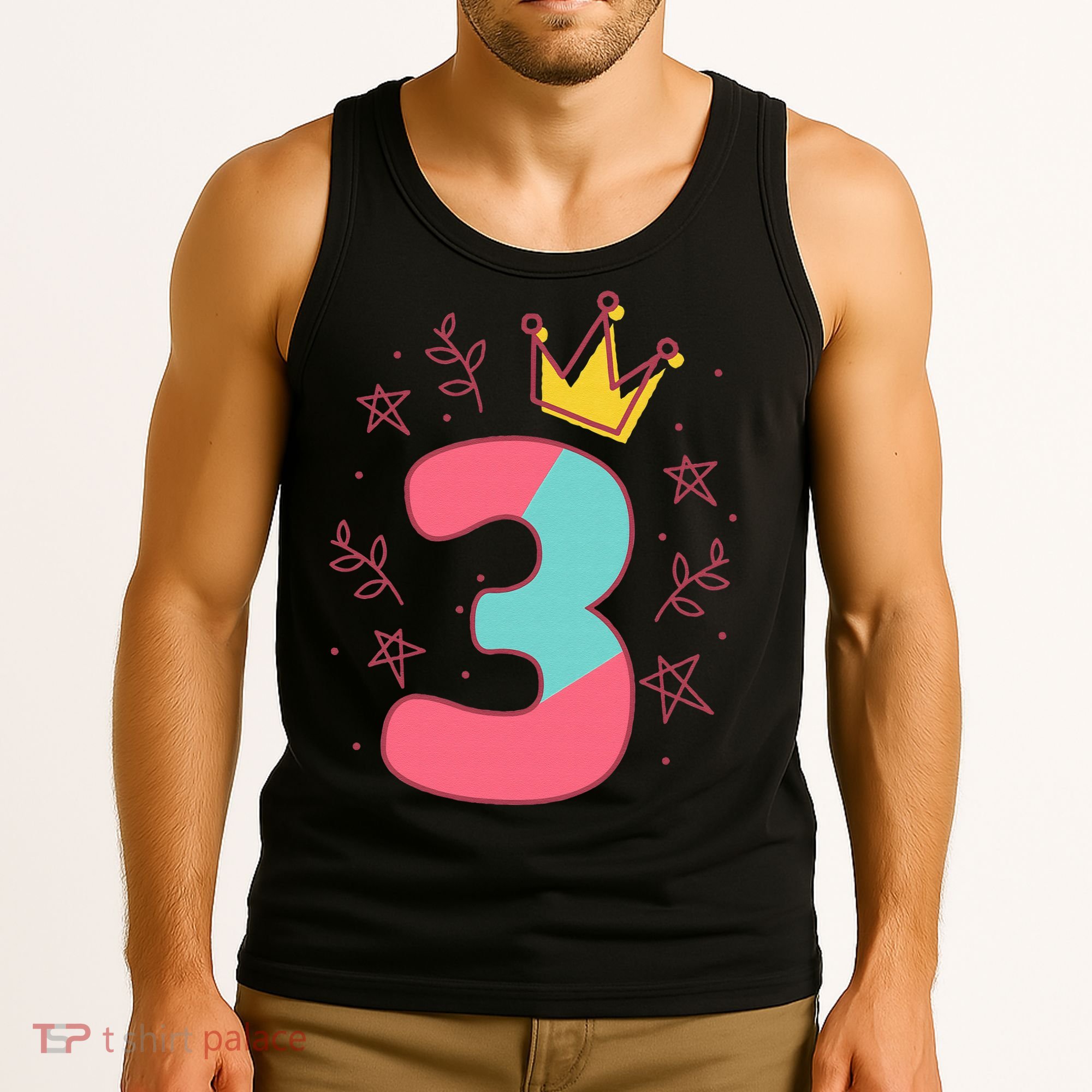 3rd Birthday Number 3 Tank Top
