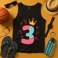 3rd Birthday Number 3 Tank Top thumb 4