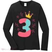 3rd Birthday Number 3 Women's Long Sleeve Shirt thumb 0