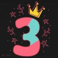 3rd Birthday Number 3 Women's Long Sleeve Shirt thumb 2