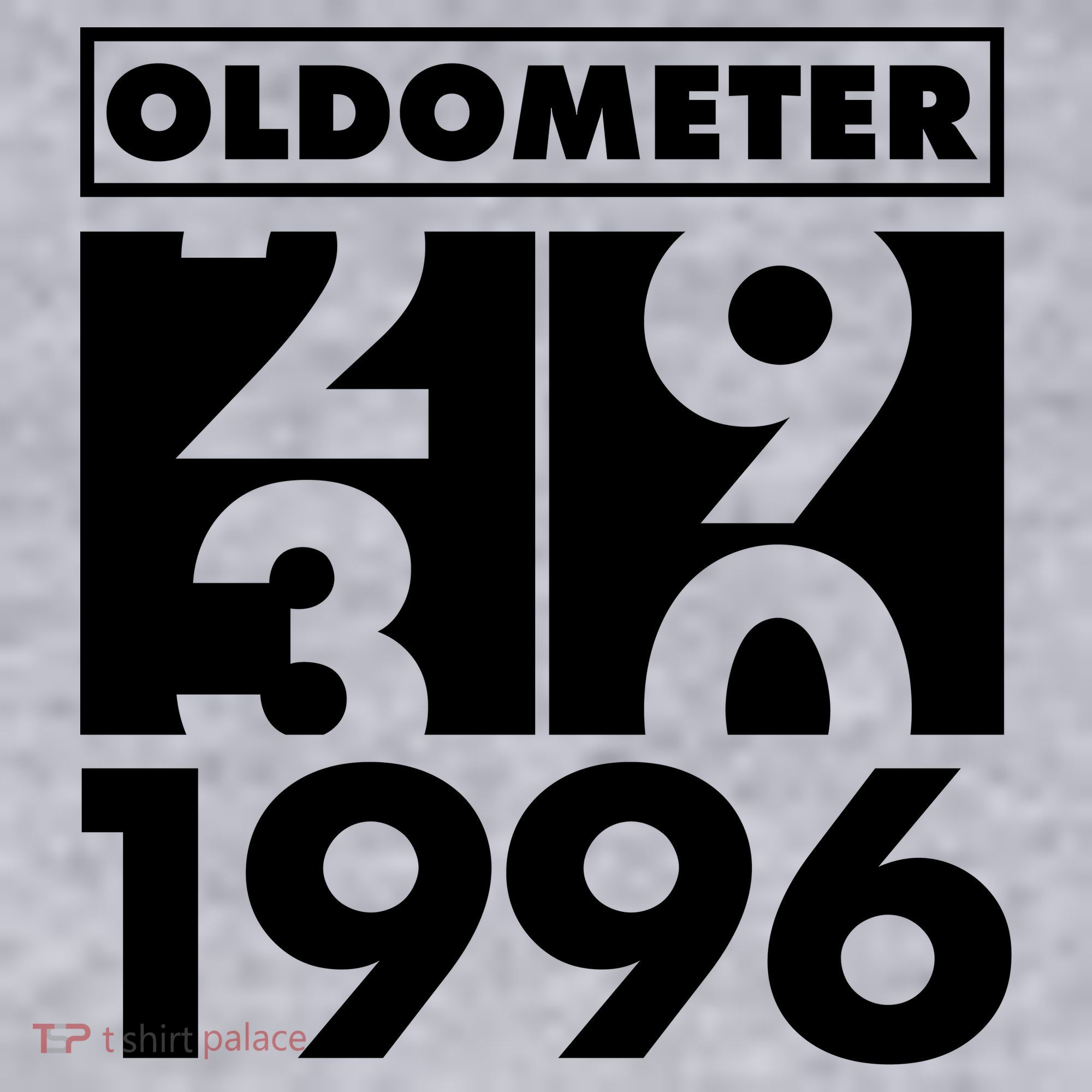 30th Birthday Oldometer 1996 Women's Racerback Cropped Tank