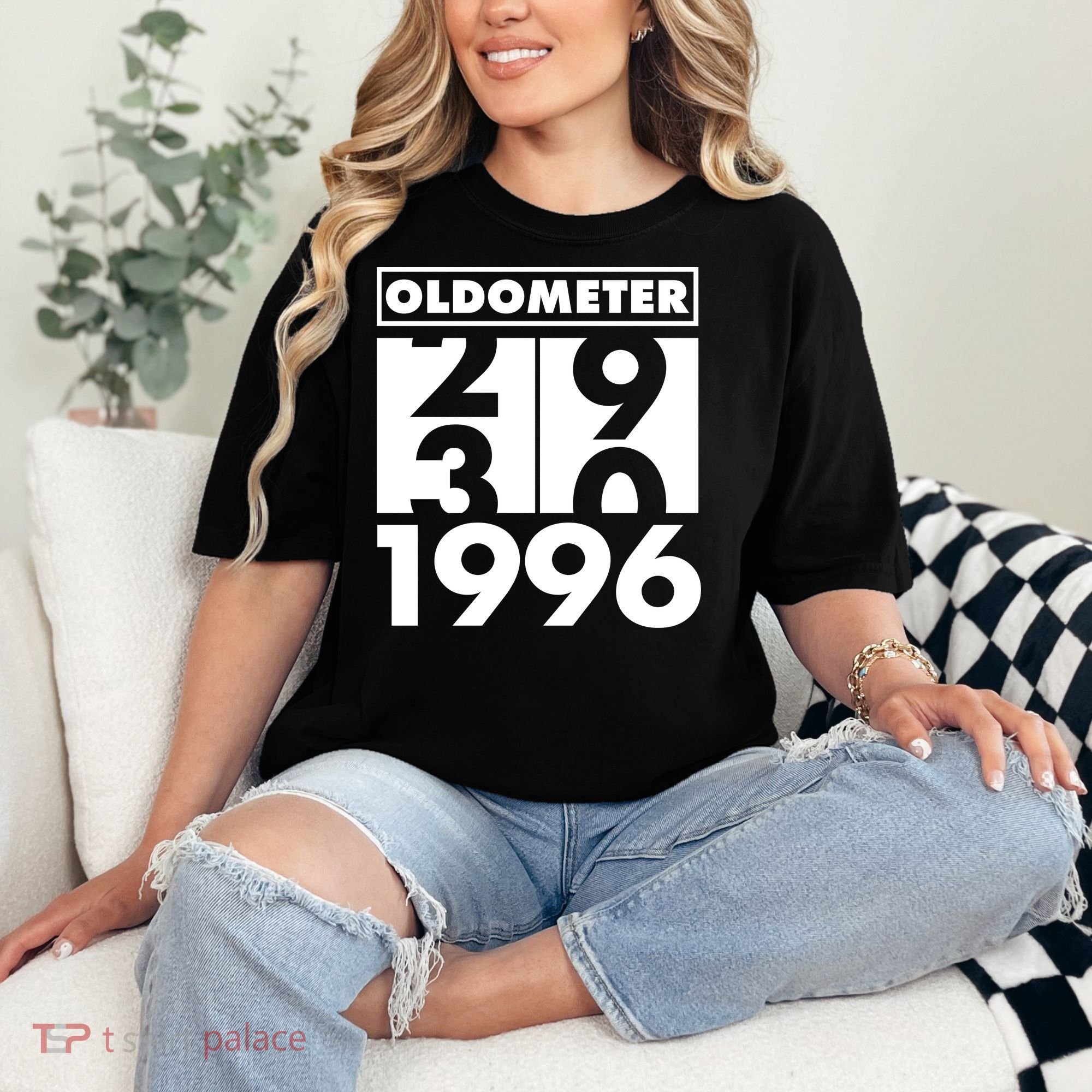 30th Birthday Oldometer 1996 Comfort Colors T-Shirt