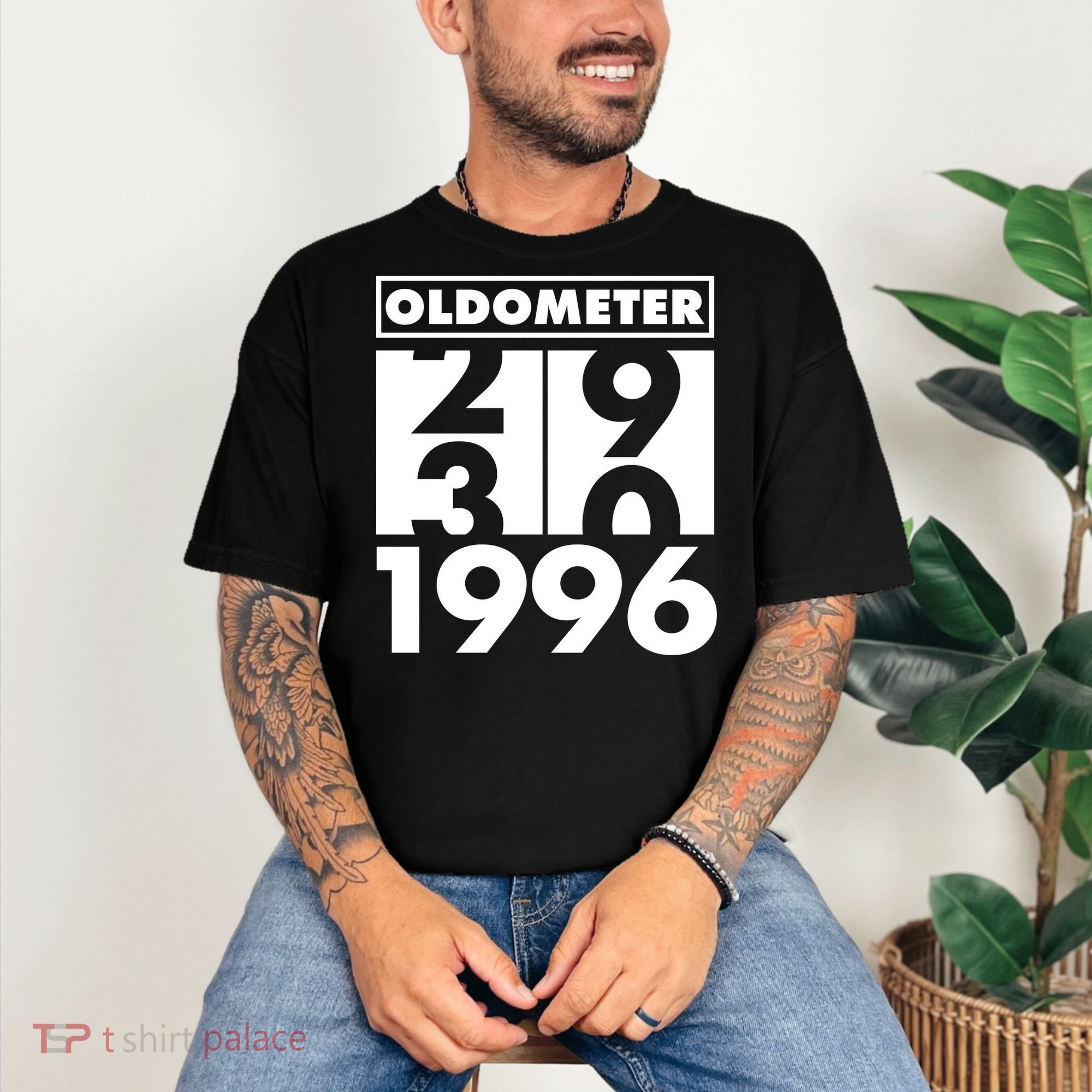 30th Birthday Oldometer 1996 Comfort Colors T-Shirt