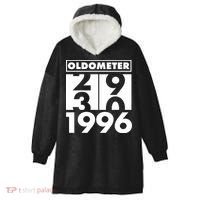 30th Birthday Oldometer 1996 Hooded Wearable Blanket thumb 0
