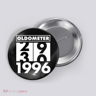 30th Birthday Oldometer 1996 Button