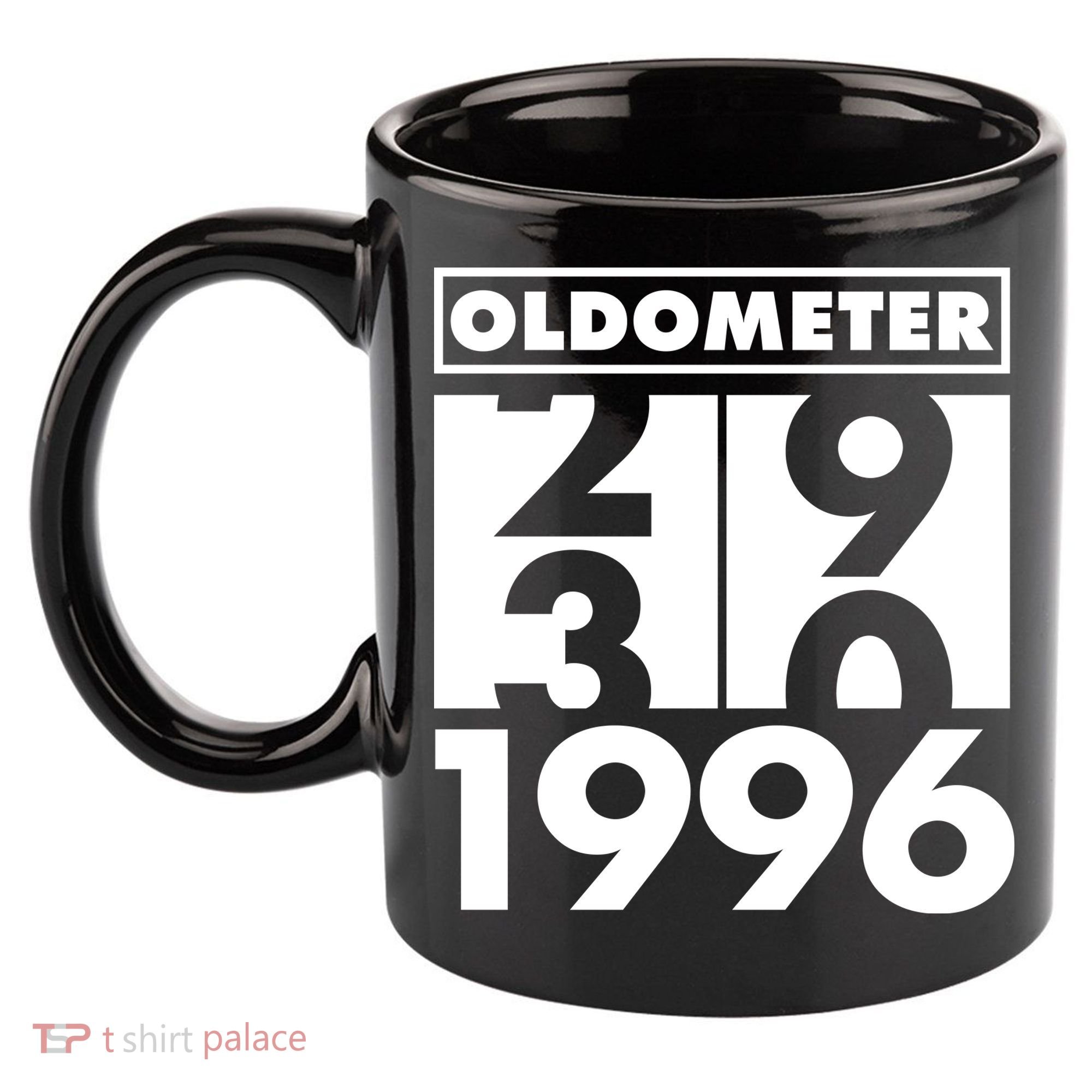 30th Birthday Oldometer 1996 11oz C Handle Ceramic Mug
