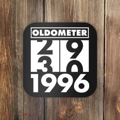 30th Birthday Oldometer 1996 Coaster