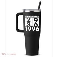30th Birthday Oldometer 1996 40oz Vacuum Insulated Stainless Steel Travel Tumbler thumb 2