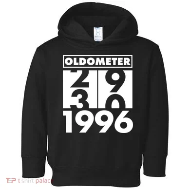 30th Birthday Oldometer 1996 Toddler Hoodie