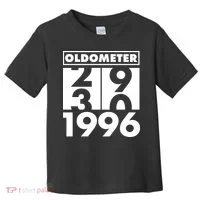 30th Birthday Oldometer 1996 Toddler T-Shirt thumb 0