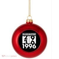 30th Birthday Oldometer 1996 Plastic Christmas Ball Ornament thumb 0