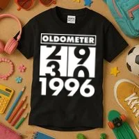 30th Birthday Oldometer 1996 Kids T-Shirt thumb 3