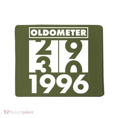 30th Birthday Oldometer 1996 Mousepad