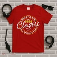 30th Birthday One Of A Kind Since 1996 Classic Built To Last All Original Parts  T-Shirt thumb 5