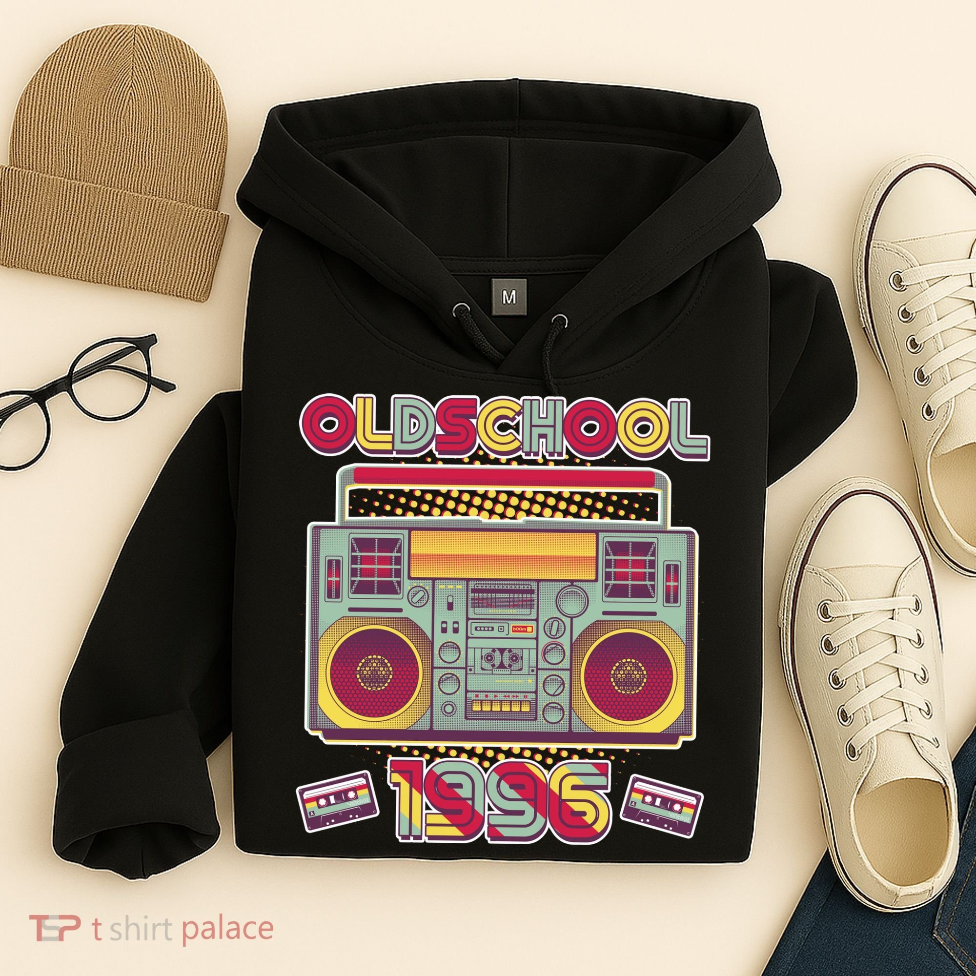 30th Birthday Oldschool Boombox 1996 Hoodie