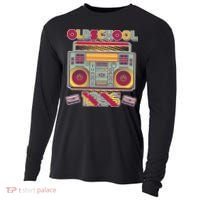 30th Birthday Oldschool Boombox 1996 Cooling Performance Long Sleeve Crew thumb 0