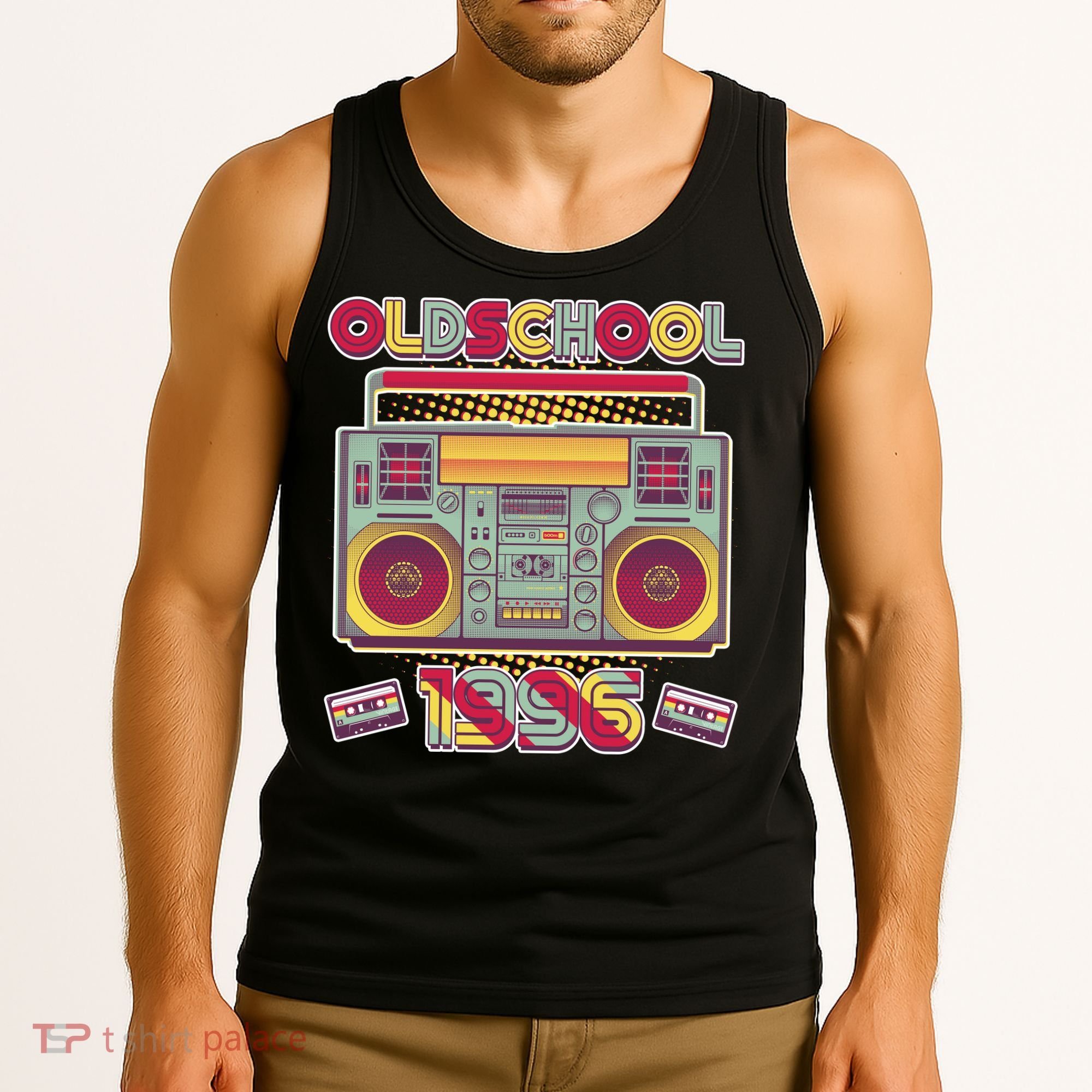 30th Birthday Oldschool Boombox 1996 Tank Top