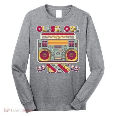 30th Birthday Oldschool Boombox 1996 Long Sleeve Shirt