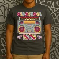 30th Birthday Oldschool Boombox 1996 T-Shirt thumb 3