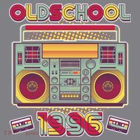 30th Birthday Oldschool Boombox 1996 Women's Hoodie thumb 2