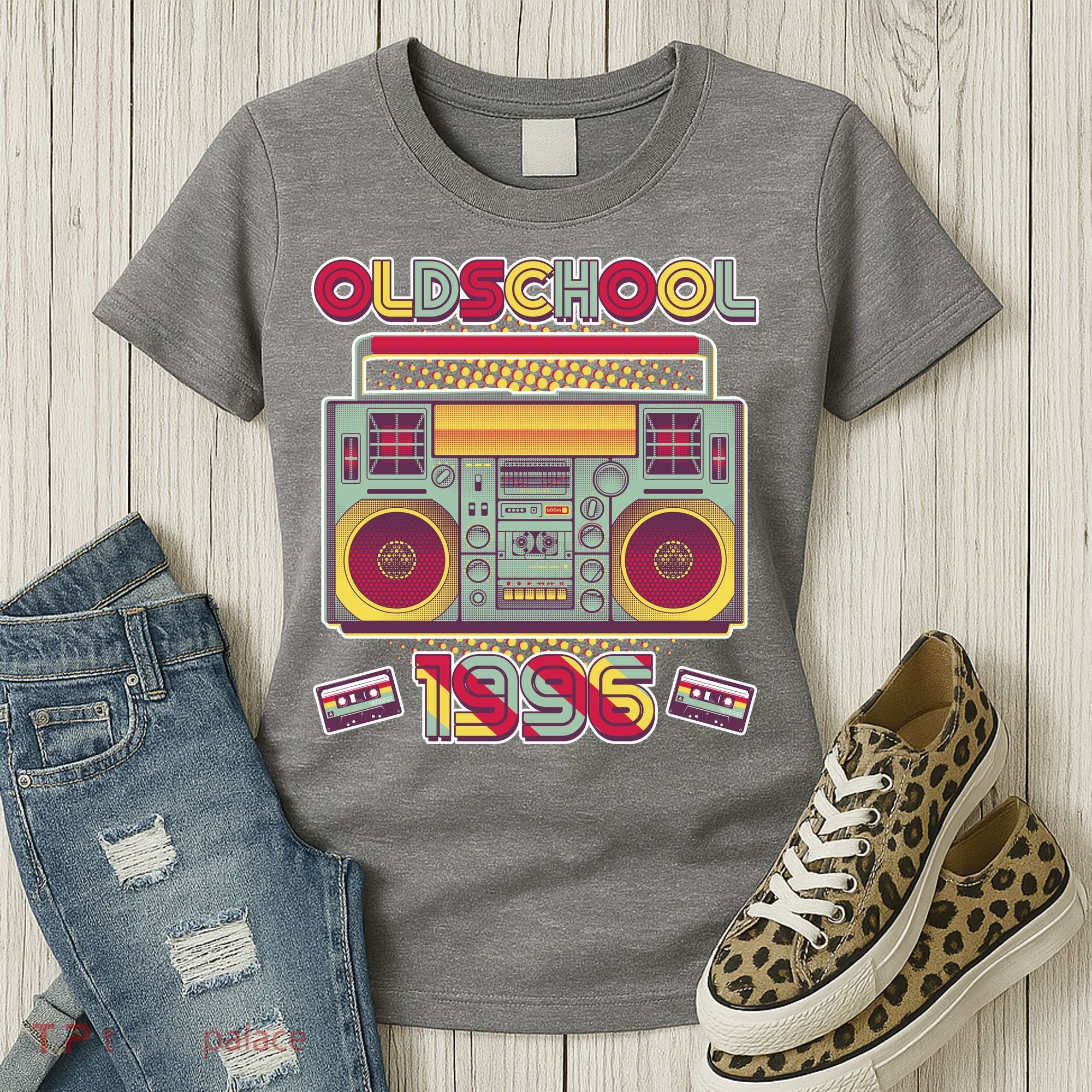 30th Birthday Oldschool Boombox 1996 Women's T-Shirt