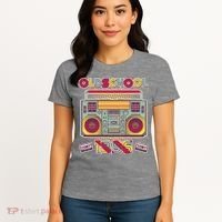 30th Birthday Oldschool Boombox 1996 Women's T-Shirt thumb 4