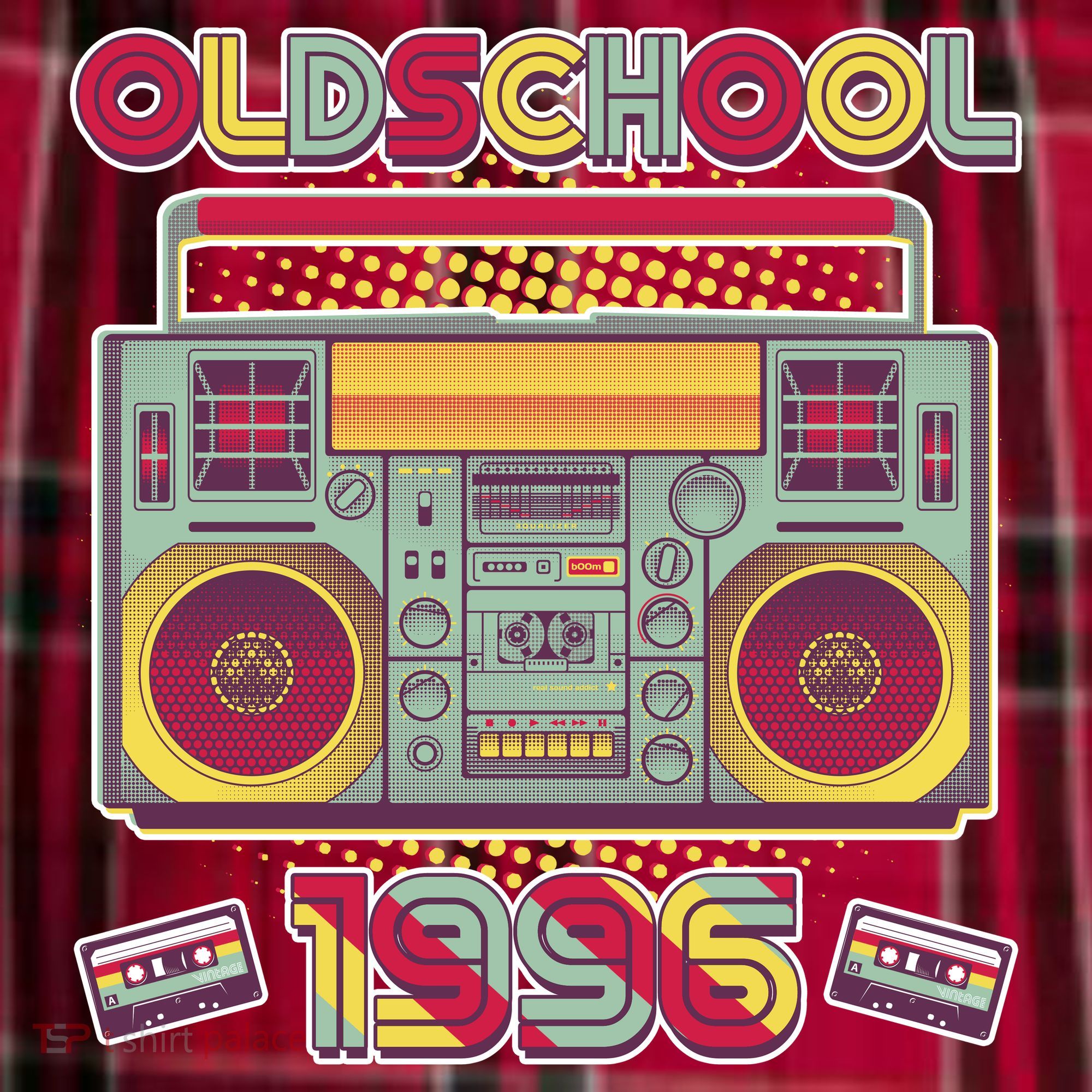 30th Birthday Oldschool Boombox 1996 Men's Flannel Plaid Pajama Pants
