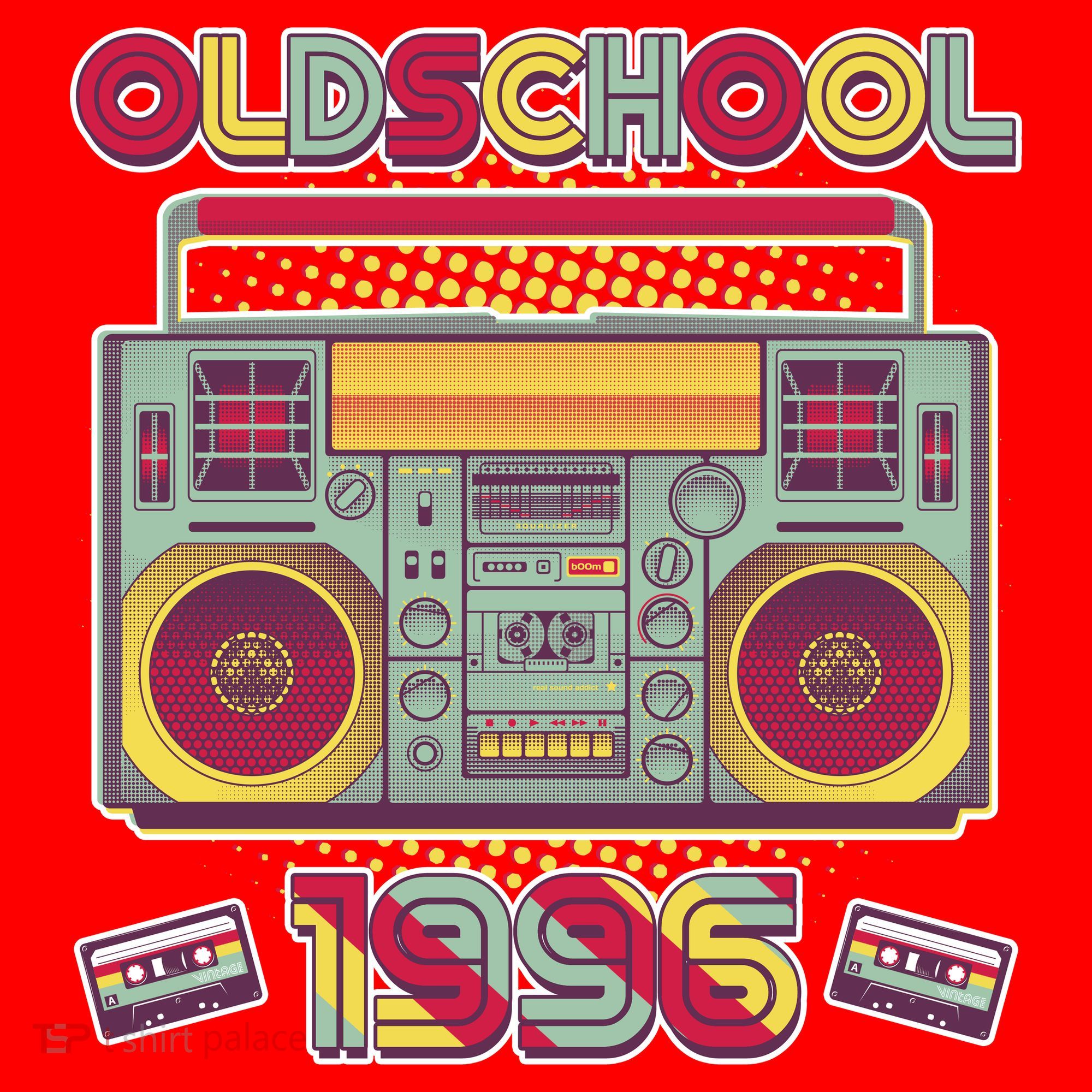 30th Birthday Oldschool Boombox 1996 Santa Hat