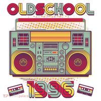 30th Birthday Oldschool Boombox 1996 Ceramic Ornament thumb 2
