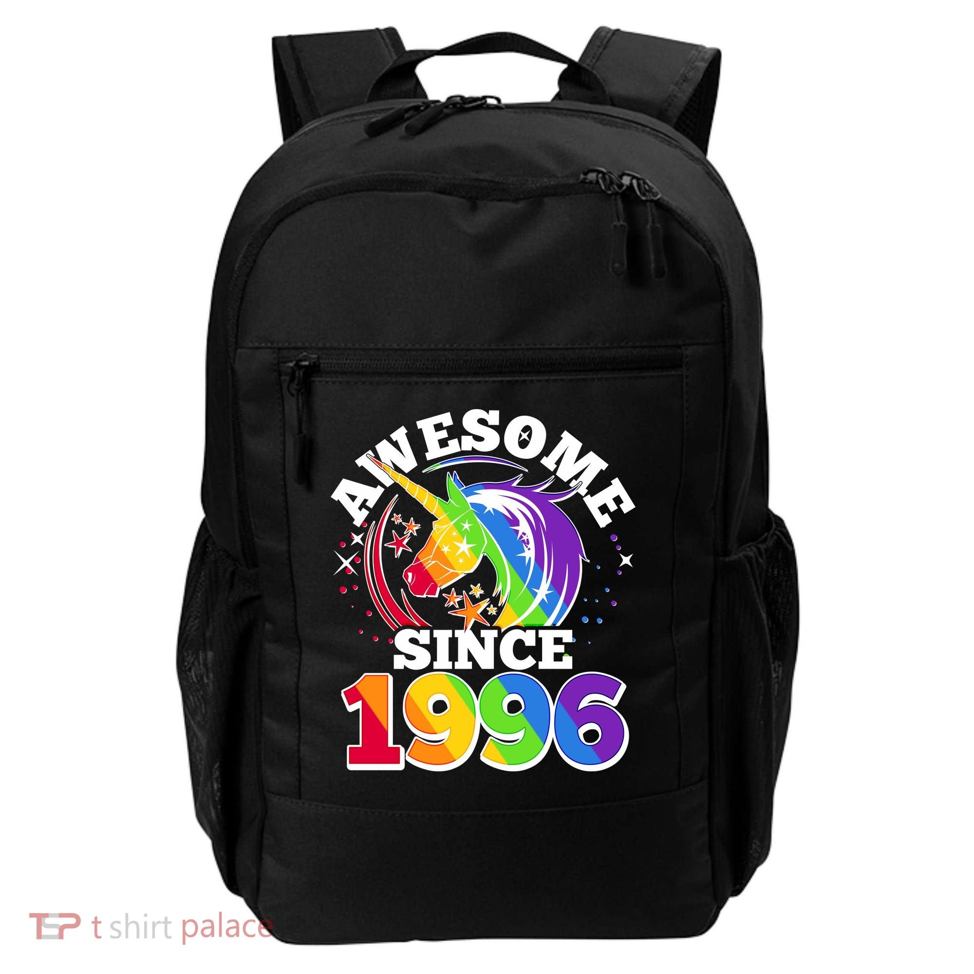 30th Birthday Rainbow Unicorn Awesome Since 1996 Backpack