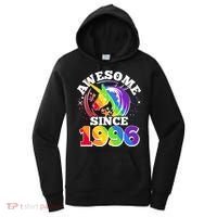 30th Birthday Rainbow Unicorn Awesome Since 1996 Women's Hoodie thumb 0