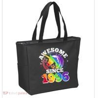 30th Birthday Rainbow Unicorn Awesome Since 1996 Tote Bag thumb 2