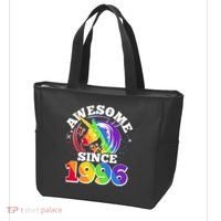 30th Birthday Rainbow Unicorn Awesome Since 1996 Tote Bag thumb 3