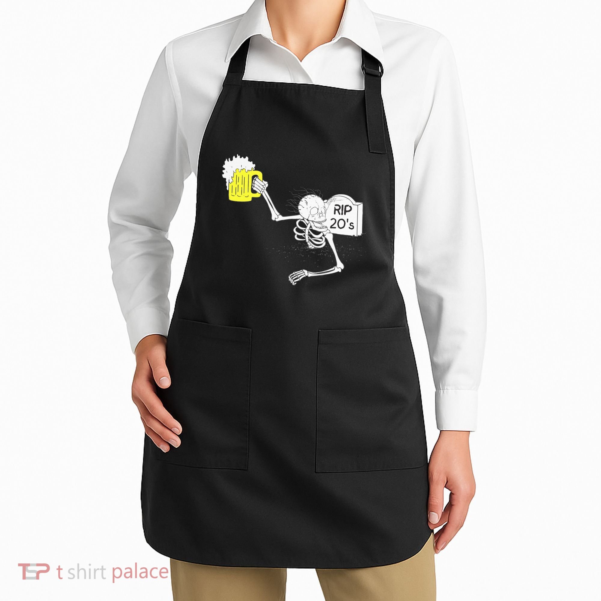 30th Birthday R.I.P. 20S Tombstone Apron
