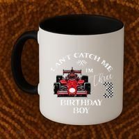 3rd Birthday Race Car Bday Boy Cant Catch Me Im 3 Years Gift Coffee Mug thumb 2