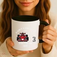 3rd Birthday Race Car Bday Boy Cant Catch Me Im 3 Years Gift Coffee Mug thumb 3