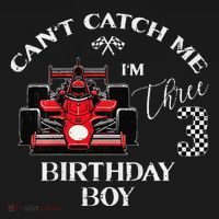 3rd Birthday Race Car Bday Boy Cant Catch Me Im 3 Years Gift Women's Hoodie thumb 2
