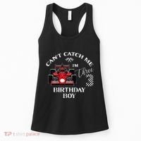 3rd Birthday Race Car Bday Boy Cant Catch Me Im 3 Years Gift Women's Tank Top thumb 0