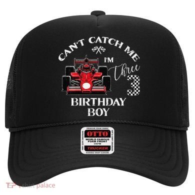 3rd Birthday Race Car Bday Boy Cant Catch Me Im 3 Years Gift Hat
