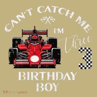 3rd Birthday Race Car Bday Boy Cant Catch Me Im 3 Years Gift Hoodie thumb 7