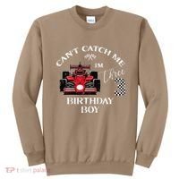 3rd Birthday Race Car Bday Boy Cant Catch Me Im 3 Years Gift Sweatshirt thumb 0