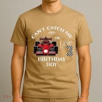 3rd Birthday Race Car Bday Boy Cant Catch Me Im 3 Years Gift T-Shirt thumb 3