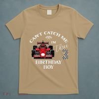 3rd Birthday Race Car Bday Boy Cant Catch Me Im 3 Years Gift T-Shirt thumb 5